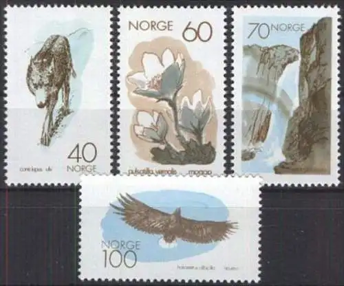 NORWEGEN 1970 Mi-Nr. 602/05 ** MNH