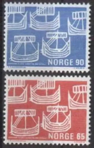 NORWEGEN 1969 Mi-Nr. 579/80 ** MNH