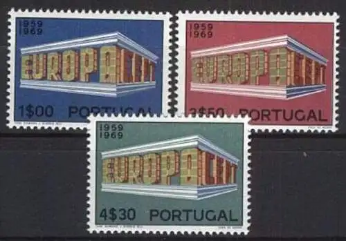 PORTUGAL 1969 Mi-Nr. 1070/72 ** MNH - CEPT