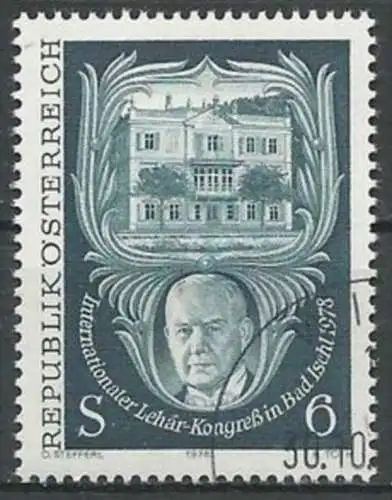 ÖSTERREICH 1978 Mi-Nr. 1578 o used - aus Abo