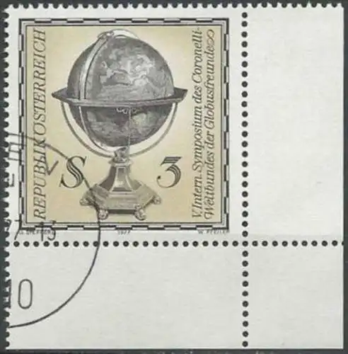 ÖSTERREICH 1977 Mi-Nr. 1554 Eckrand o used - aus Abo