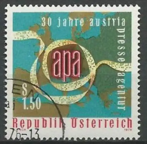 ÖSTERREICH 1976 Mi-Nr. 1533 o used - aus Abo