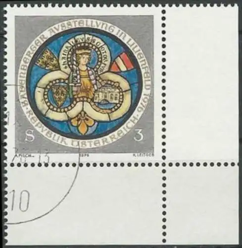 ÖSTERREICH 1976 Mi-Nr. 1514 Eckrand o used - aus Abo