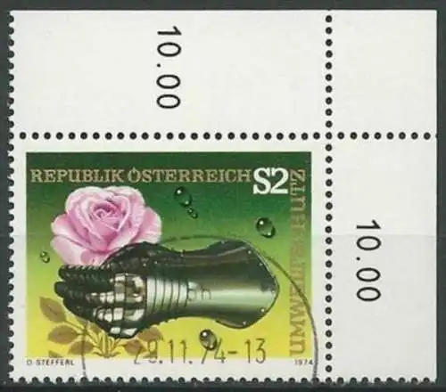 ÖSTERREICH 1974 Mi-Nr. 1469 Eckrand o used - aus Abo