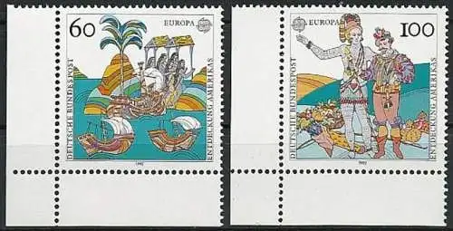 DEUTSCHLAND 1992 Mi-Nr. 1608/09 ** MNH - CEPT
