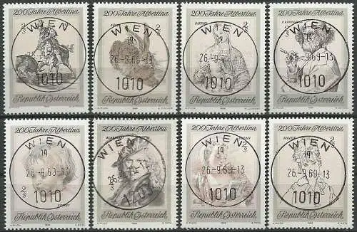 ÖSTERREICH 1969 Mi-Nr. 1307/14 o used