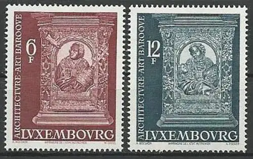 LUXEMBURG 1977 Mi-Nr. 952/53 ** MNH