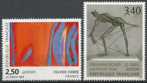 FRANKREICH 1993 Mi-Nr. 2943/44 ** MNH - CEPT