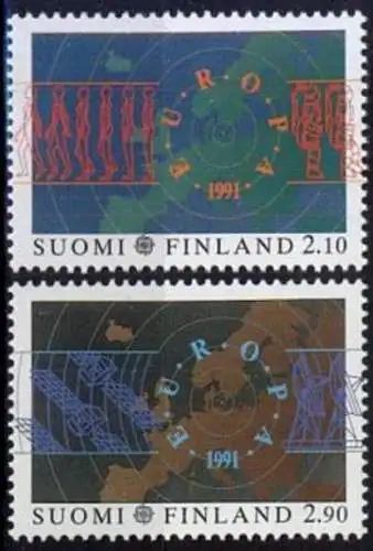 FINNLAND 1991 Mi-Nr. 1144/45 ** MNH - CEPT