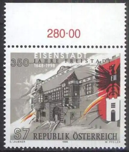 ÖSTERREICH 1998 Mi-Nr. 2267 ** MNH