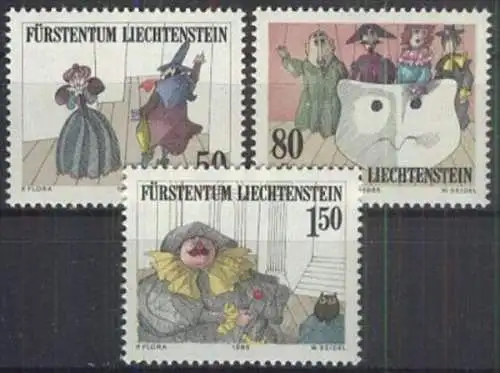 LIECHTENSTEIN 1985 Mi-Nr. 887/89 ** MNH