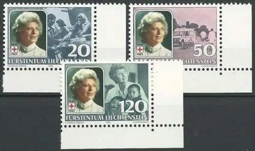 LIECHTENSTEIN 1985 Mi-Nr. 875/77 ** MNH