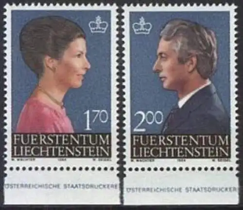 LIECHTENSTEIN 1984 Mi-Nr. 864/65 ** MNH