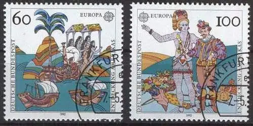 DEUTSCHLAND 1992 Mi-Nr. 1608/09 o used - aus Abo