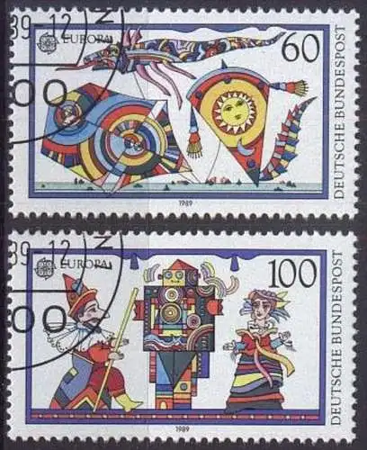 DEUTSCHLAND 1989 Mi-Nr. 1417/18 o used - aus Abo