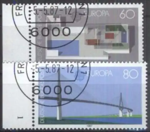 DEUTSCHLAND 1987 Mi-Nr. 1321/22 o used - aus Abo