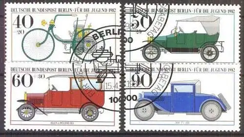 BERLIN 1982 Mi-Nr. 660/63 o used