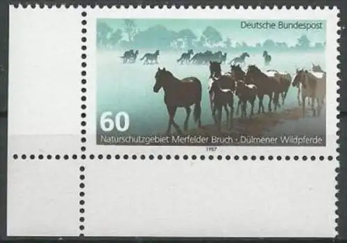 DEUTSCHLAND 1987 Mi-Nr. 1328 Eckrand ** MNH