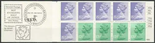 GROSSBRITANNIEN 1982 Mi-Nr. MH 60 Markenheft/booklet ** MNH