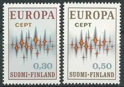 FINNLAND 1972 Mi-Nr. 700/01 ** MNH