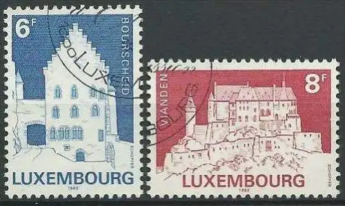 LUXEMBURG 1982 Mi-Nr. 1058/59 o used