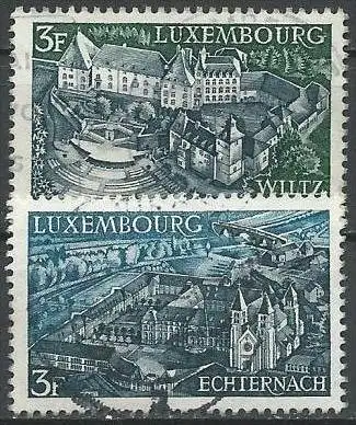 LUXEMBURG 1969 Mi-Nr. 796/97 o used