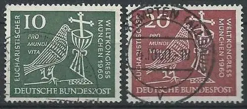 DEUTSCHLAND 1960 Mi-Nr. 330/31 o used