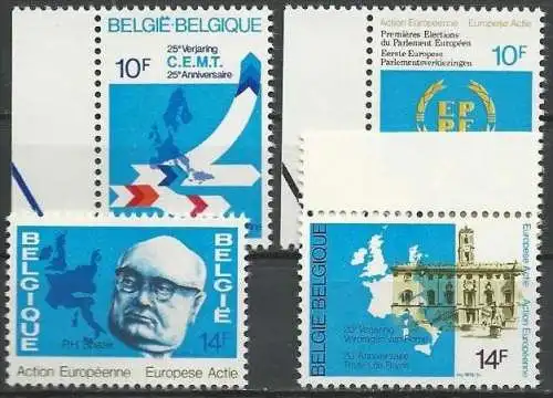 BELGIEN 1978 Mi-Nr. 1936/39 ** MNH - CEPT