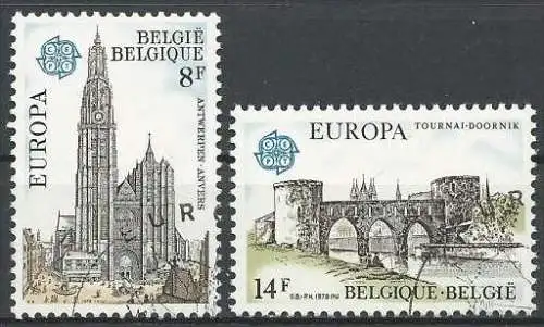 BELGIEN 1978 Mi-Nr. 1943/44 o used - CEPT