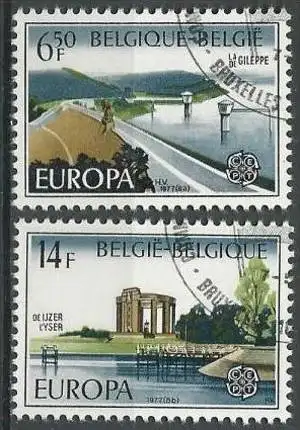 BELGIEN 1977 Mi-Nr. 1905/06 o used - CEPT