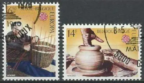 BELGIEN 1976 Mi-Nr. 1857/58 o used - CEPT