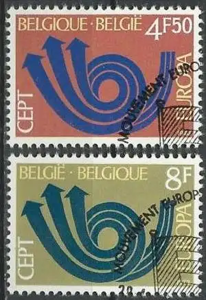 BELGIEN 1973 Mi-Nr. 1722/23 o used - CEPT