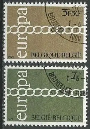BELGIEN 1971 Mi-Nr. 1633/34 o used - CEPT