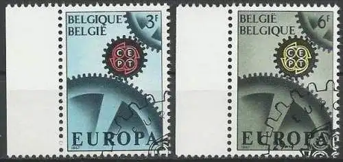 BELGIEN 1967 Mi-Nr. 1472/73 o used - CEPT