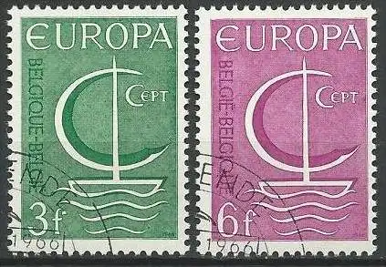 BELGIEN 1966 Mi-Nr. 1446/47 o used - CEPT