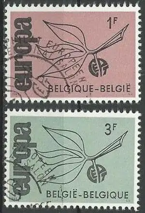 BELGIEN 1965 Mi-Nr. 1399/00 o used - CEPT