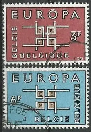 BELGIEN 1963 Mi-Nr. 1320/21 o used - CEPT