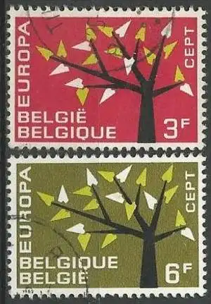 BELGIEN 1962 Mi-Nr. 1282/83 o used - CEPT