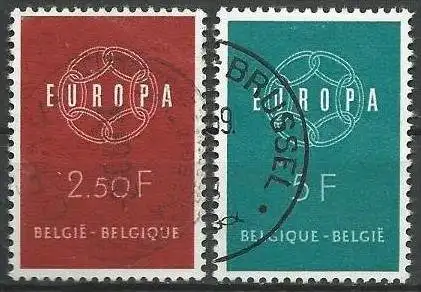 BELGIEN 1959 Mi-Nr. 1164/65 o used - CEPT