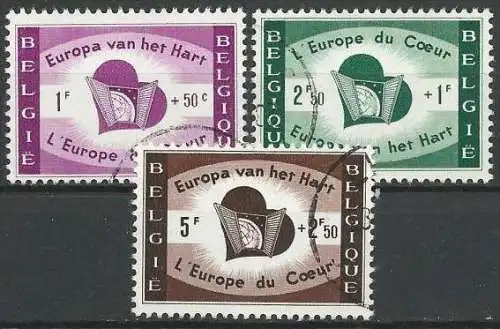 BELGIEN 1959 Mi-Nr. 1143/45 o used - CEPT