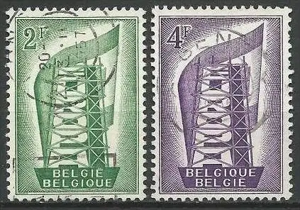 BELGIEN 1956 Mi-Nr. 1043/44 o used - CEPT