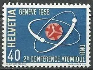 SCHWEIZ 1958 Mi-Nr. 662 ** MNH