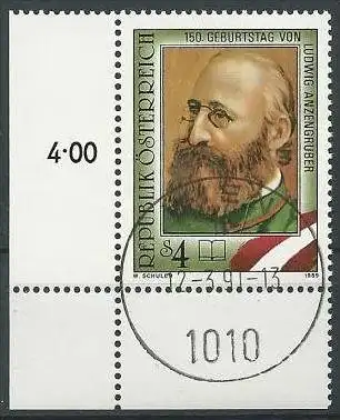 ÖSTERREICH 1989 Mi-Nr. 1975 Eckrand o used - aus Abo