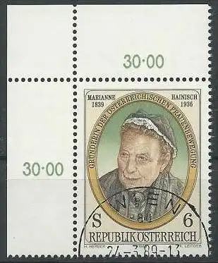 ÖSTERREICH 1989 Mi-Nr. 1946 Eckrand o used - aus Abo