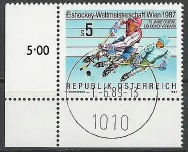 ÖSTERREICH 1987 Mi-Nr. 1877 Eckrand o used - aus Abo