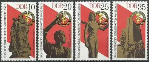 DDR 1975 Mi-Nr. 2038/41 ** MNH