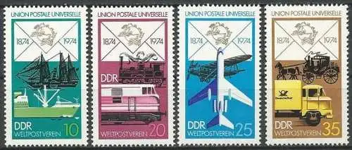 DDR 1974 Mi-Nr. 1984/87 ** MNH