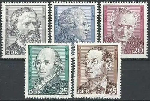 DDR 1974 Mi-Nr. 1941/45 ** MNH
