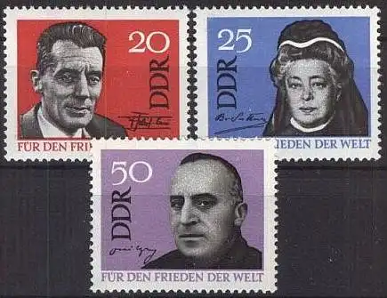 DDR 1964 Mi-Nr. 1049/51 ** MNH