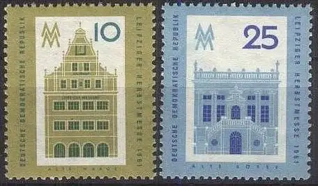 DDR 1961 Mi-Nr. 843/44 ** MNH